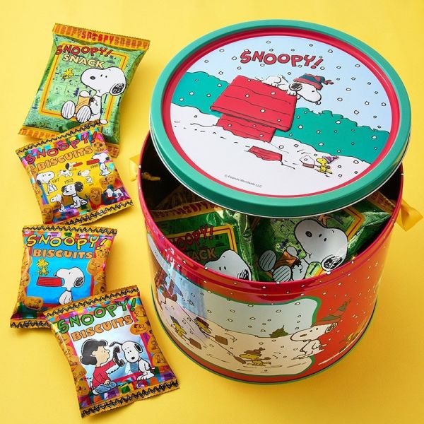 SNOOPY 大圓鐵罐餅乾禮盒 