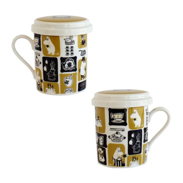 姆明媽媽熱情好客系列 附蓋濾網馬克杯 