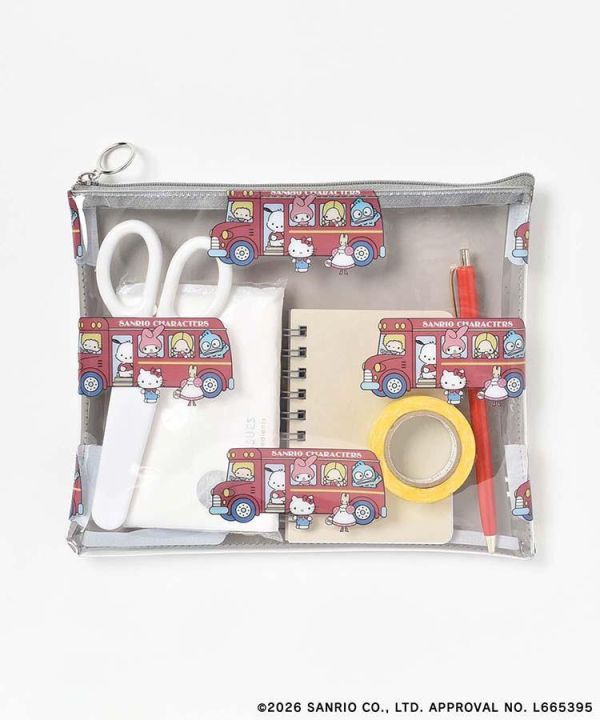 Hello Kitty 復古透明收納袋 