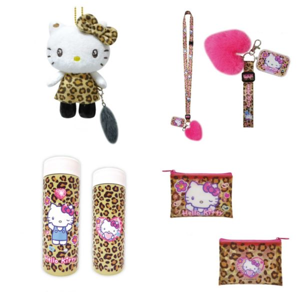 Hello Kitty 胸キュン豹紋復古系列 