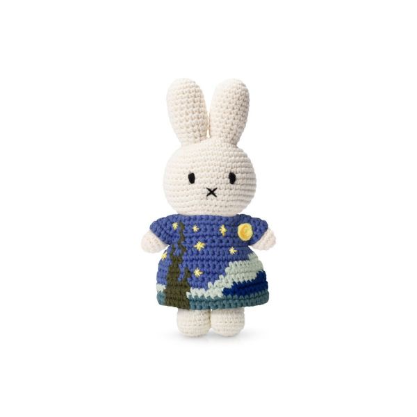 MIFFY x MoMA 編織玩偶吊飾 星夜款 