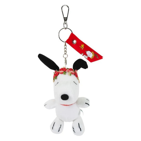 Snoopy 春意盎然花圈玩偶吊飾 