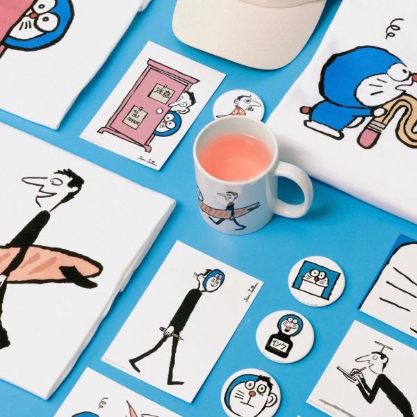 Jean Jullien 哆啦A夢聯名馬克杯 