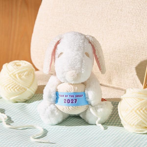 PEANUTS 2027 Year of the Sheep Snoopy 羊年限定玩偶 