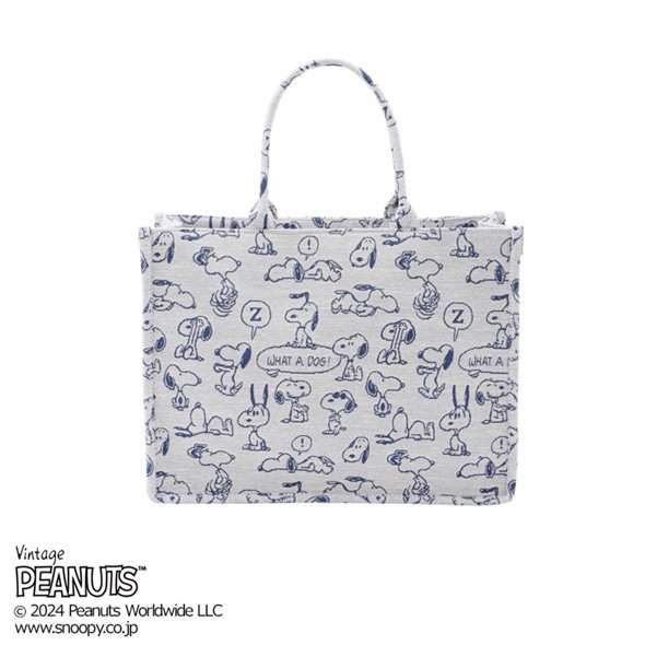 HEMING'S Snoopy 滿版緹花挺版手提袋 