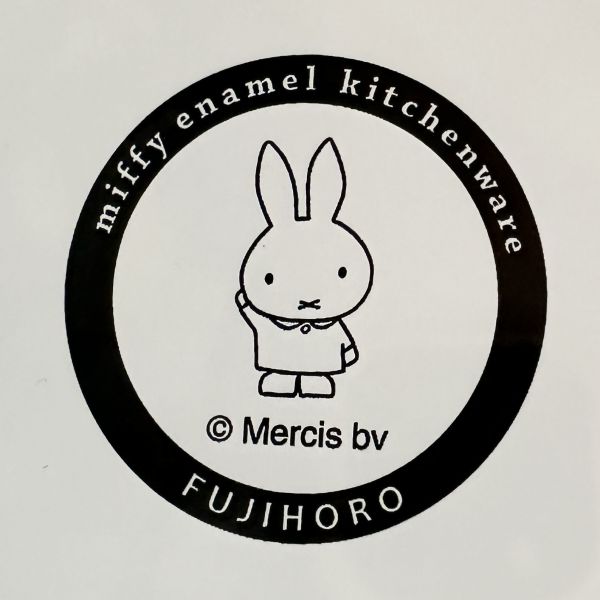 Miffy X FUJIHORO 琺瑯長形密封容器 