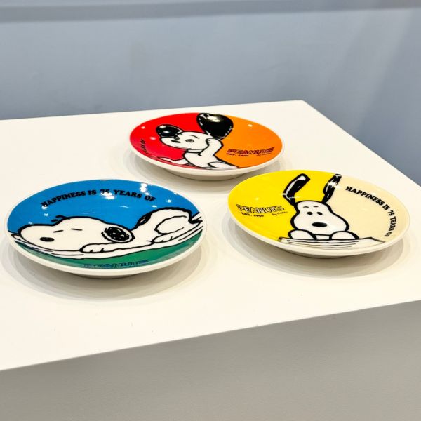 yamaka X SNOOPY 史努比75周年限定 撞色陶瓷碟 