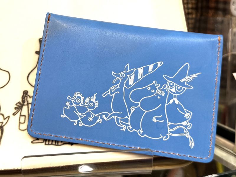 MOOMIN SHOP 日本限定 Craft系列手工真皮證件套/名片夾 
