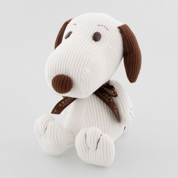 SNOOPY Chocolat 限定 巧克力色燈芯絨玩偶 