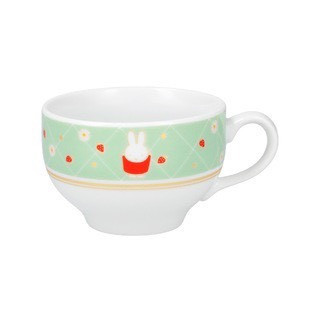 Flower miffy 米菲草莓派對燙金陶瓷茶杯 