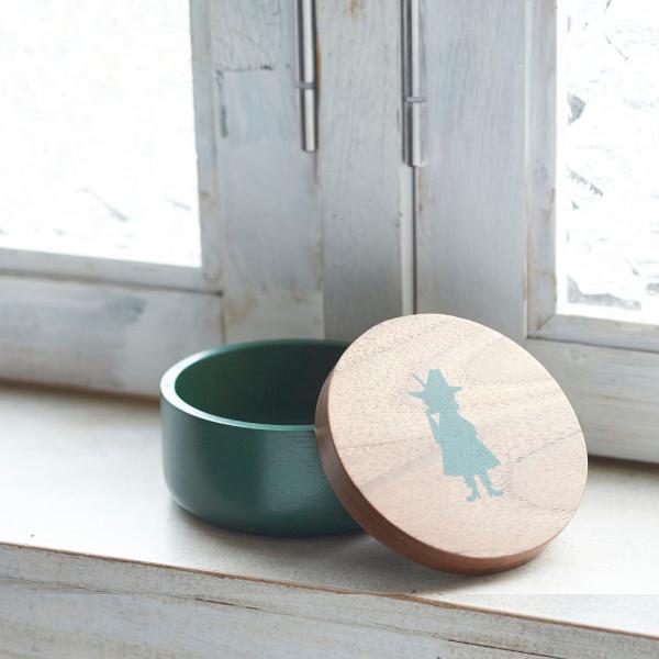 moomin 天然木製首飾圓盒 (三款) 