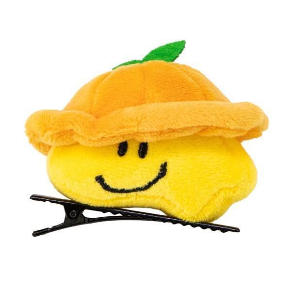 Garden 濟州島塌克大頭戴橘子帽玩偶髮夾 