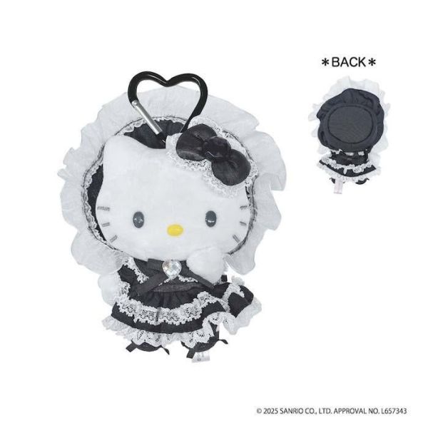 Hello Kitty 華麗風格禮服登山扣吊飾 