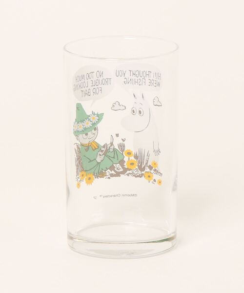 Moomin 彩繪印花玻璃杯 