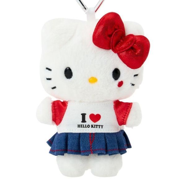 Hello Kitty「I LOVE SANRIO CHARACTERS」愛心扣娃娃吊飾 