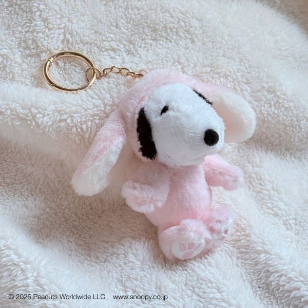 垂耳兔史努比吊飾(四色) 