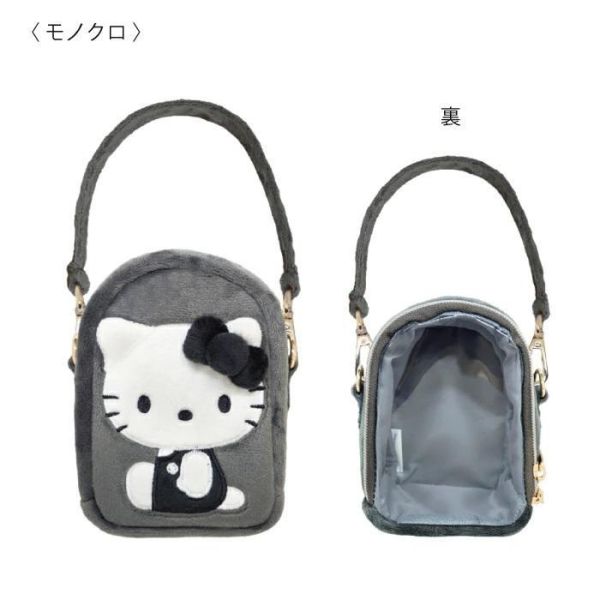 Hello Kitty 迷你絨毛透明收納包 