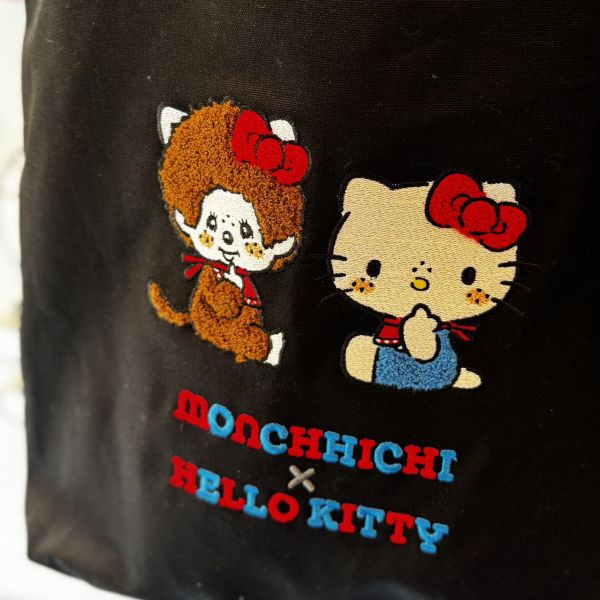 Hello Kitty × Monchhichi 聯名托特包 