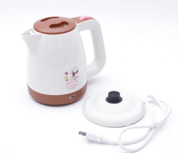 SNOOPY史努比抱花電熱水壺 