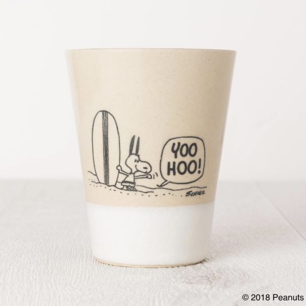 Mashico x Peanuts 史努比70年代益子燒茶杯(三款) 