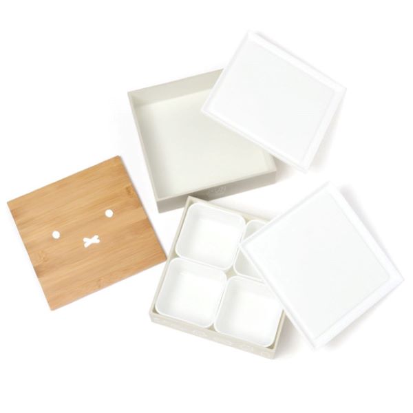 studio CLIP X Miffy 招福日式竹蓋便當盒 