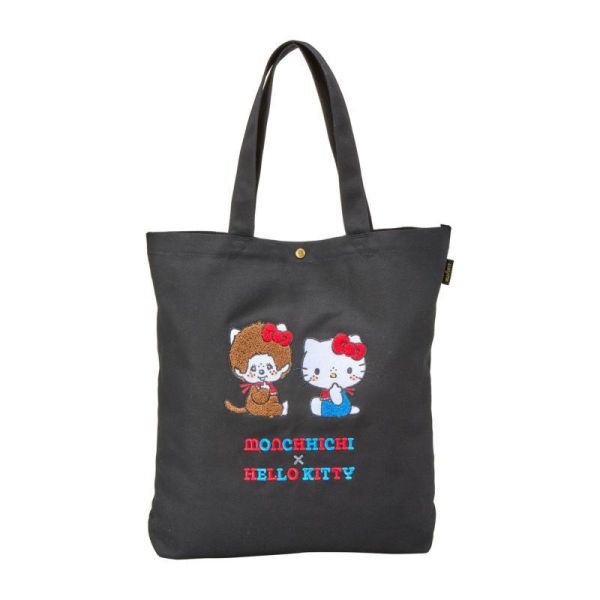 Hello Kitty × Monchhichi 聯名托特包 