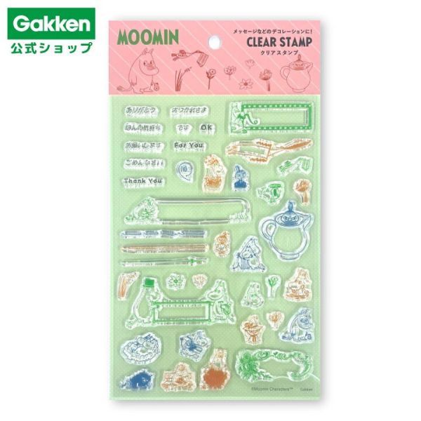 Moomin 透明矽膠印章DIY貼紙 