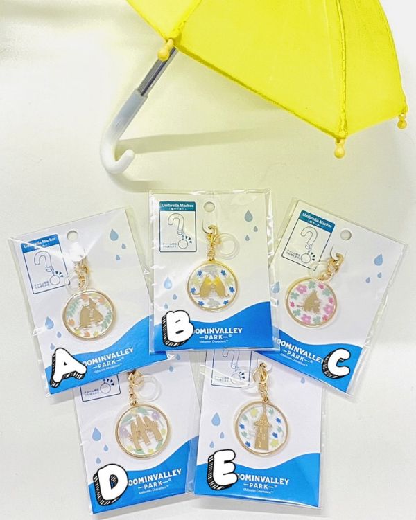 Moomin Park 嚕嚕米與朋友雨傘吊飾 