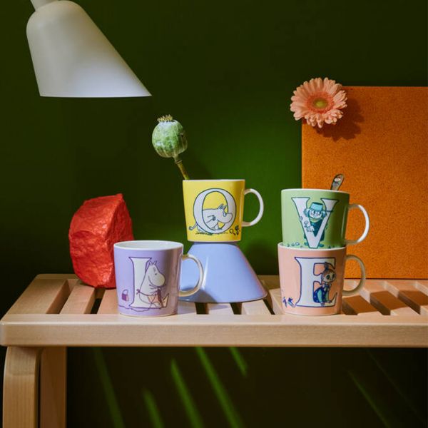 ARABIAxMoomin 嚕嚕米家族字母馬克杯系列 