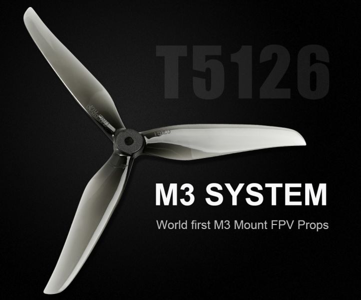 DALPROP New Cyclone M3 Mount T5126 Props 