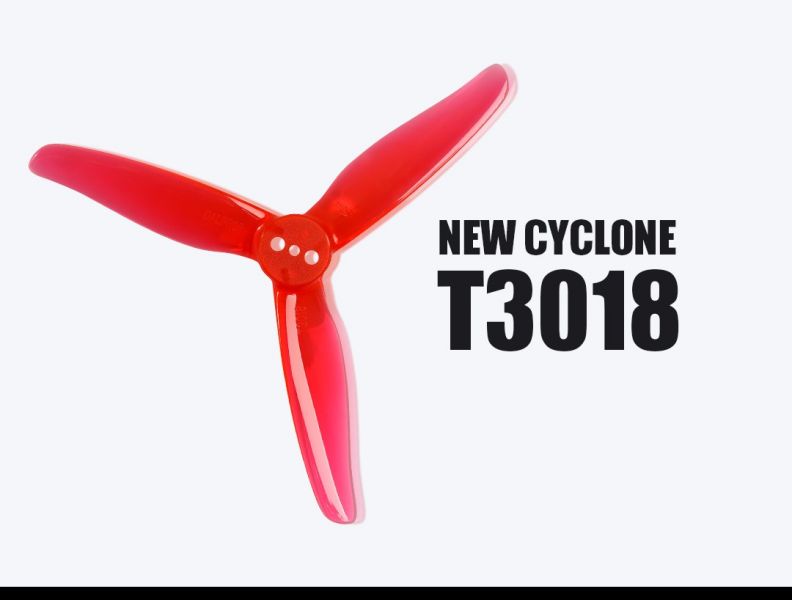 DALPROP NewCyclone T3018  DALPROP NewCyclone T3018  Crystal Blue Crystal Red