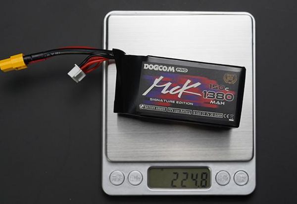 DOGCOMxMCK 1380mAh 6S 22.2V 150C 