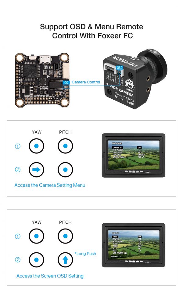 FOXEER	MINI PREDATOR 5 RACING FPV CAMERA 4MS LATENCY SUPER WDR 