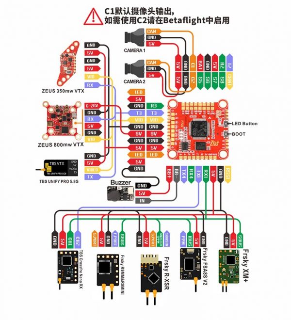 HGLRC ZeusF748 飛塔 3-6S F722 飛控 + 48A BL_S 4合1 電變 HGLRC,Zeus,F748,3-6S,F722,飛控,48A,BLS,4合1飛塔