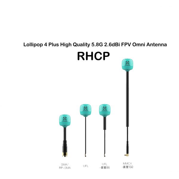 FOXEER	Lollipop 4 Plus High Quality 5.8G 2.6dBi FPV Omni Antenna RHCP 