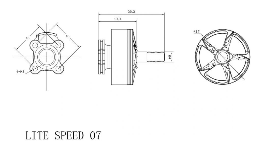 XNOVA LITE SPEED 2207-2050KV RACING LINE MOTOR SERIES XNOVA,LITE SPEED,2207,2050KV,RACING LINE MOTOR,1 PC,4 PCS,2207-2050