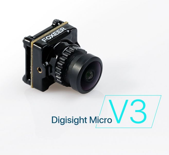 FOXEER	DIGISIGHT 3 MICRO DIGITAL 720P DIGITAL 60FPS 3MS LATENCY SHARKBYTE/HDZERO FPV CAMERA - STANDARD LENS 