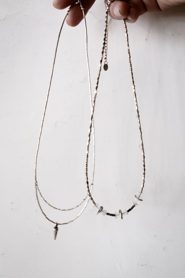 水晶純銀圓項鍊 #水晶 #純銀圓項鍊