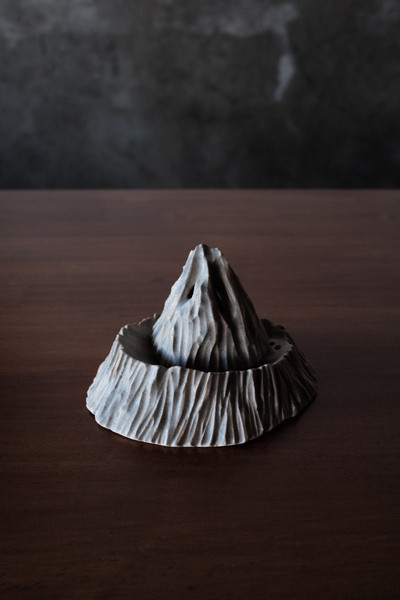山脈香檯｜山煙 棕灰 