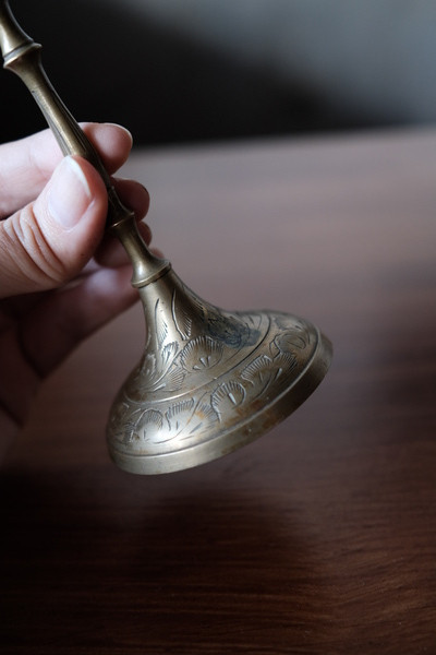 老件｜黃銅燭台 