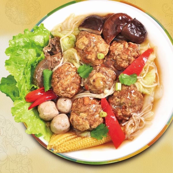 【崇華齋】獅子頭(750克/盒)蛋素 崇華齋,素食年菜,年菜推薦,素獅子頭,素食獅子頭,素食,素食網購,崇華,台中崇華