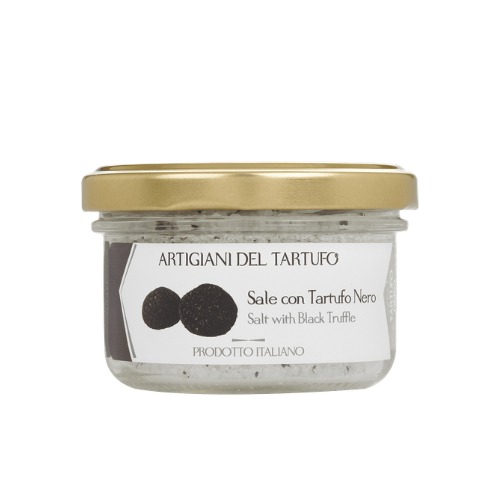 義大利Artigiani del Tartufo職人黑松露鹽 Salt with Black Truffle 黑松露鹽,義大利松露,料理鹽,調味鹽,高級香料,松露調味