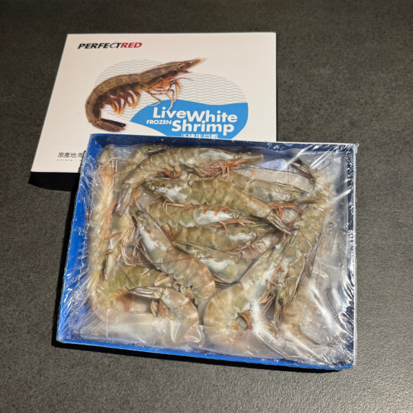 完美紅 活凍生白蝦(規格26/30) 白蝦,急凍白蝦,馬來西亞白蝦,冷凍白蝦,白蝦推薦,蝦子料理