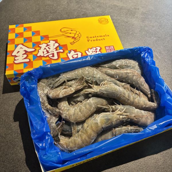 金磚白蝦-特大規格21/25 白蝦,特大白蝦,冷凍蝦,海鮮食材,燒烤蝦,宴客料理