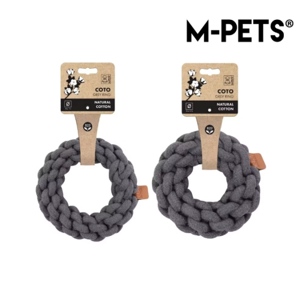 M-PETS天然棉圈圈潔牙繩(3色) 
