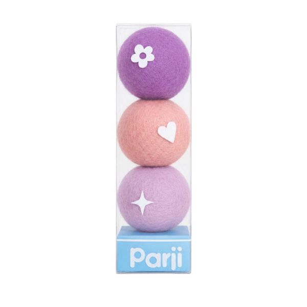 Parji陽光羊毛球4cm三入組 