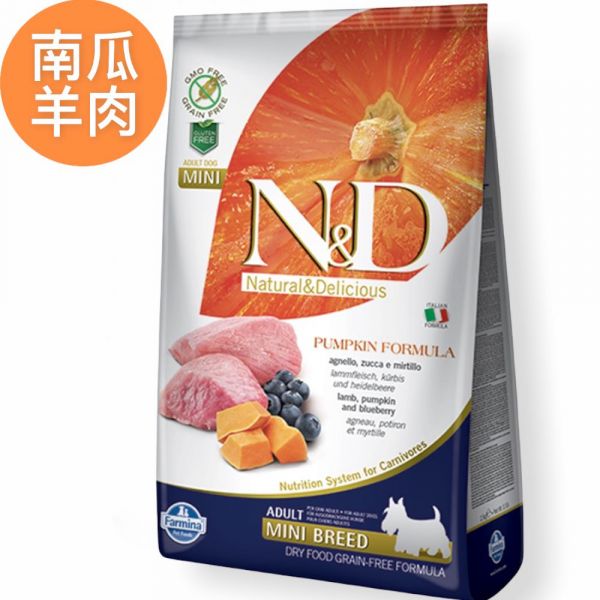 法米納PD3全齡犬天然南瓜無穀系列-羊肉藍莓 