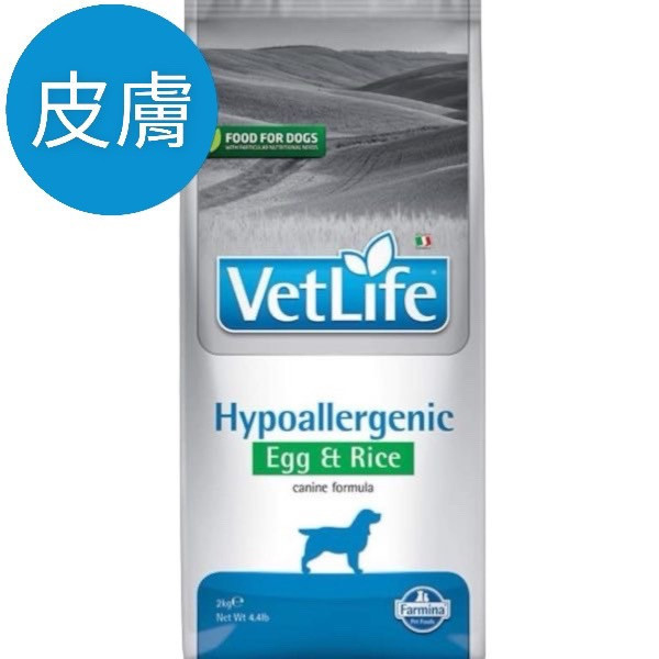 法米納犬用天然糧VDHF-15皮膚2KG雞蛋+米 