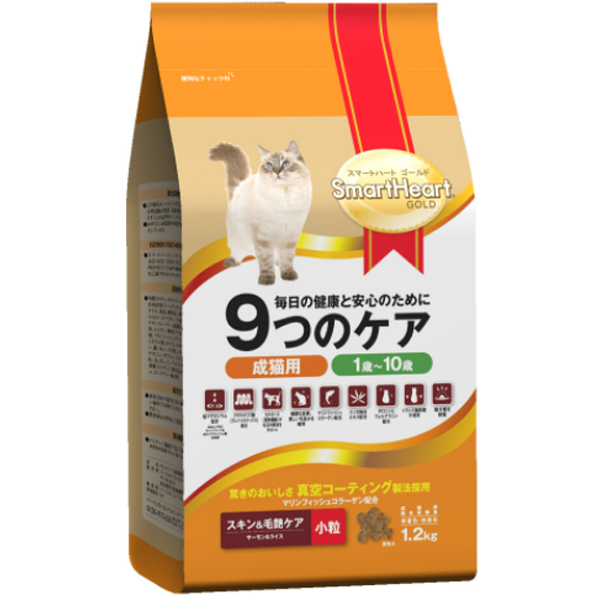 慧心機能貓糧-毛髮亮麗配方鮭魚+米1.2公斤 