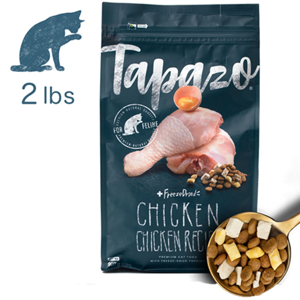 特百滋TAPAZO凍乾雙饗宴成貓低敏雞肉 